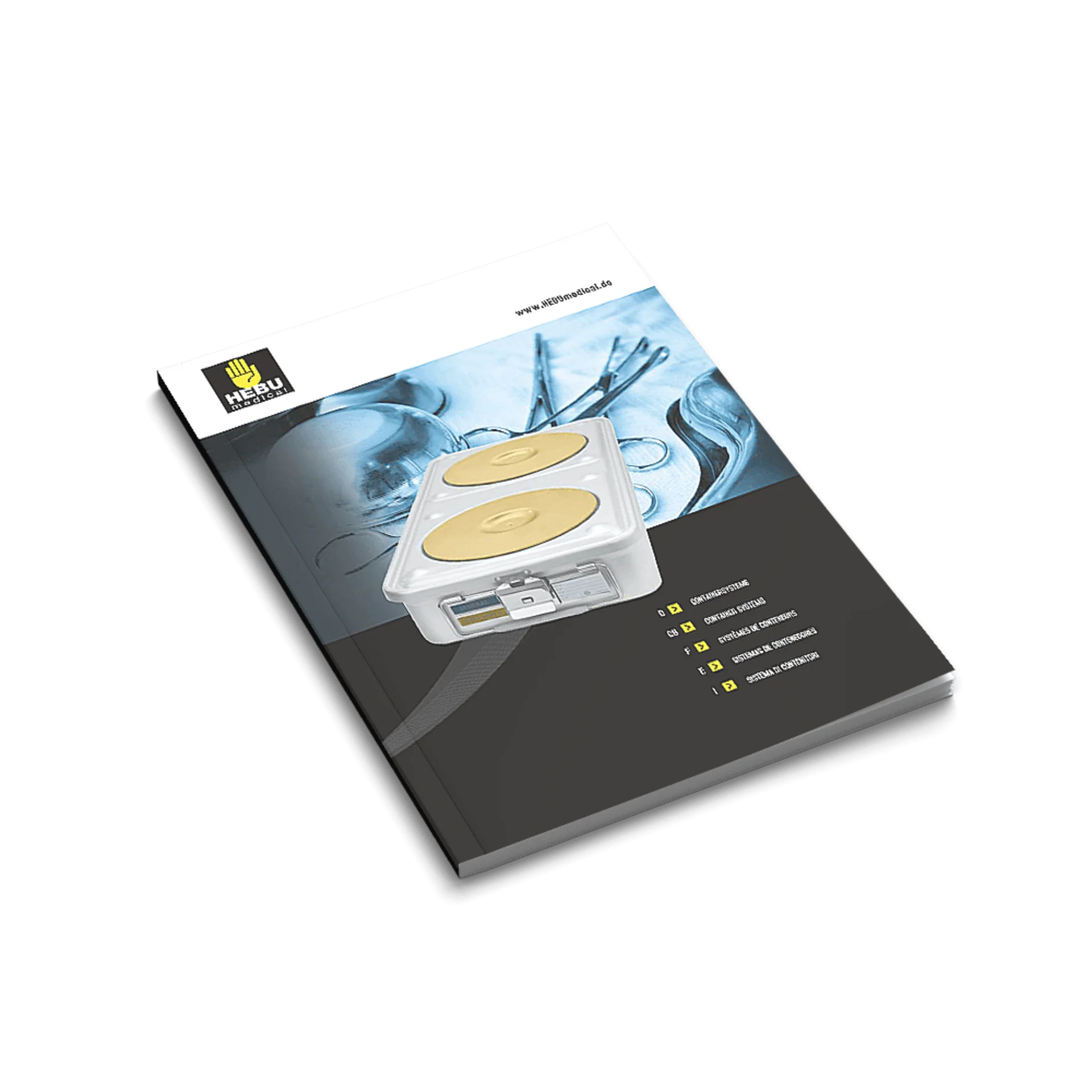 HEBUmedical – Container Katalog Katalog für Sterilisationscontainer von HEBUmedical