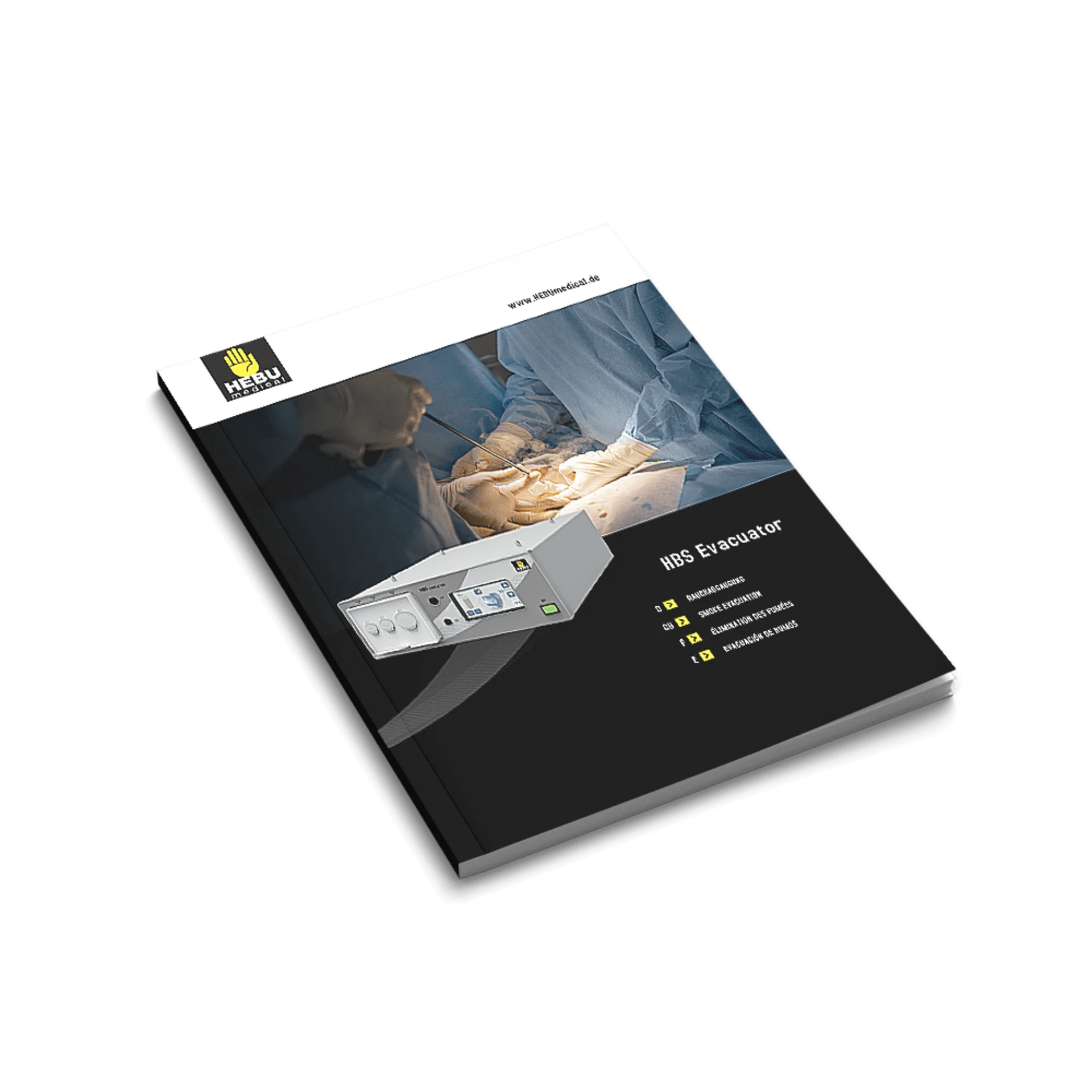 HEBUmedical – Katalog HBS Evacuator Katalog zum HBS Evacuator für elektrochirurgische Anwendungen von HEBUmedical