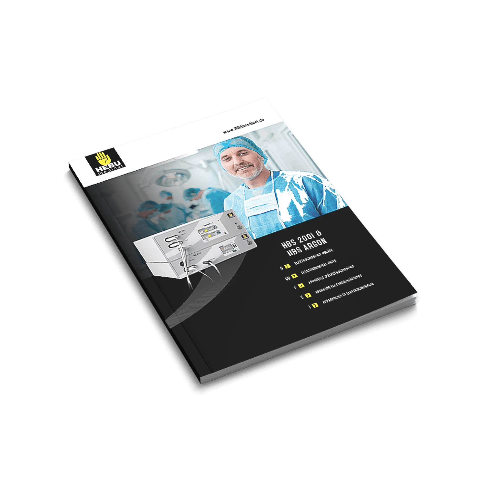 HEBUmedical – Katalog HBS 200i & HBS ARGON Katalog zu den Elektrochirurgie-Geräten HBS 200i und HBS ARGON von HEBUmedical